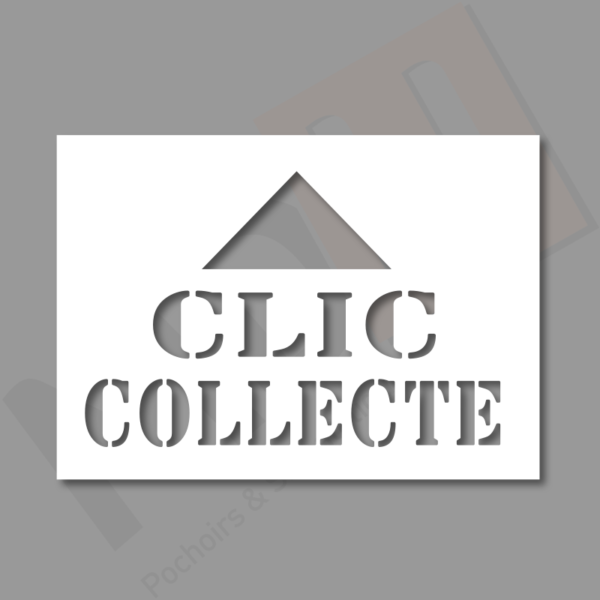 pochoir Clic Collecte 120 MDH
