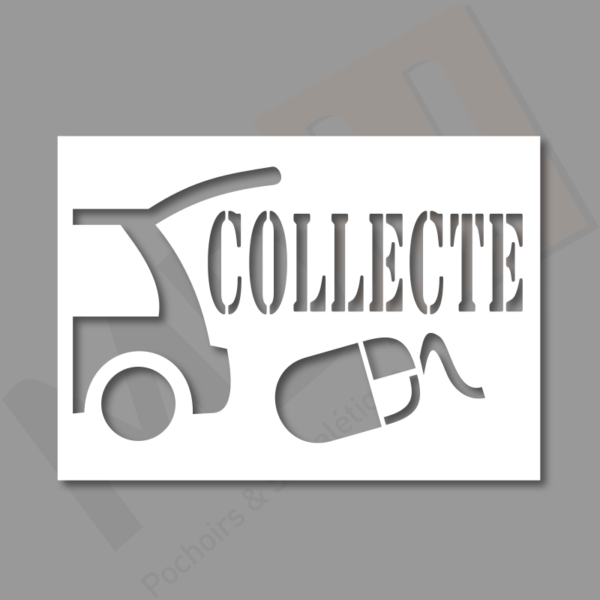 pochoir Clic Collecte Drive 120 MDH