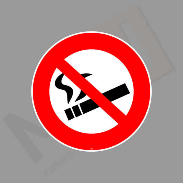 adhésif sol interdiction de fumer MDH