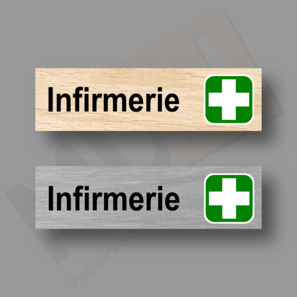 Plaque de Porte Infirmerie MDH