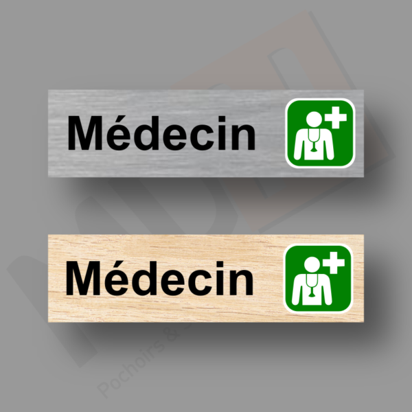 Plaque de Porte Médecin MDH