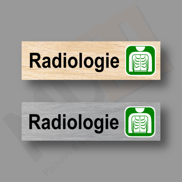 Plaque de Porte Radiologie MDH