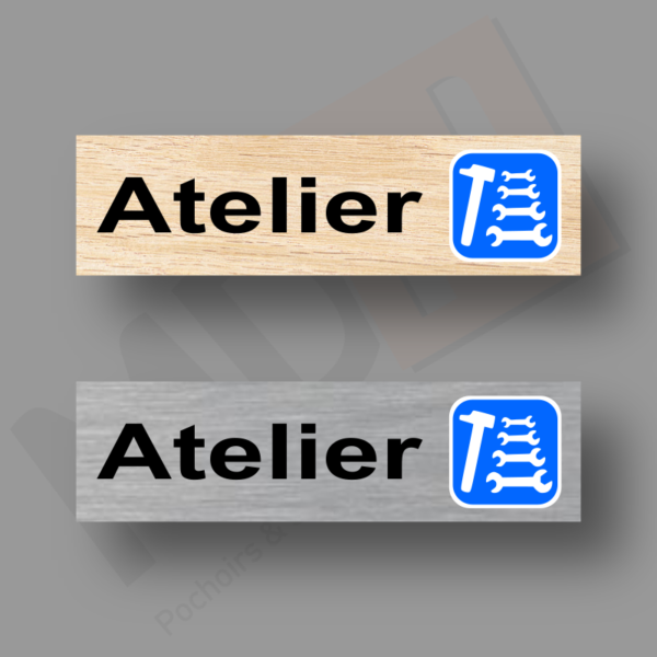 Atelier Plaque Porte MDH