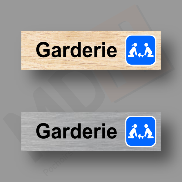 Garderie Plaque Porte MDH