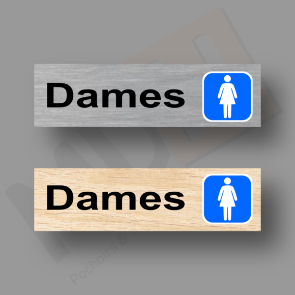 Dames Plaque Porte MDH