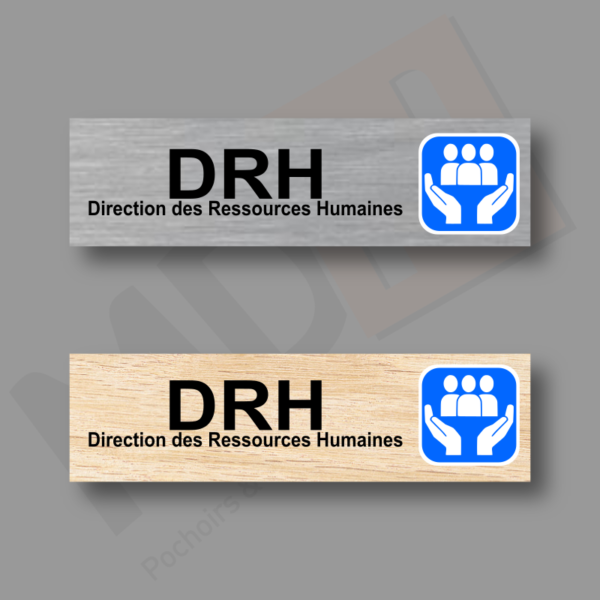 DRH 2 Plaque Porte MDH