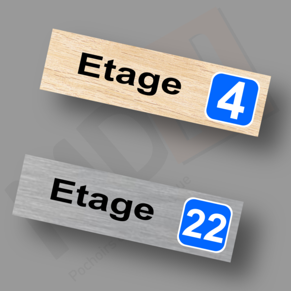 Etage 2 Plaque Porte MDH