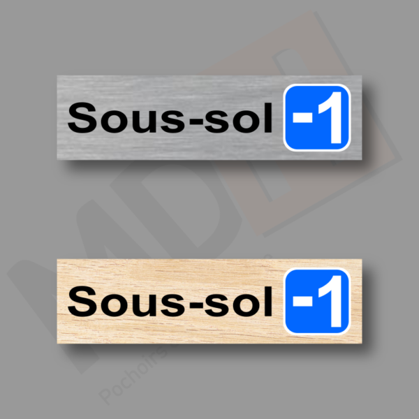 Sous-sol Plaque Porte MDH