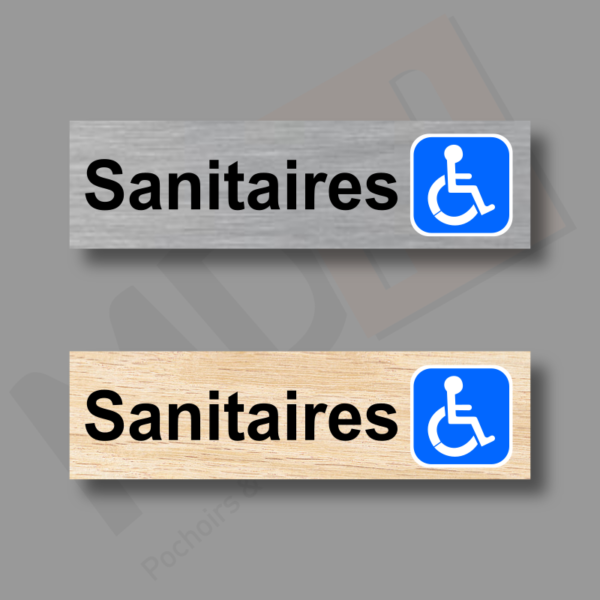 Sanitaires Handicap Plaque Porte MDH