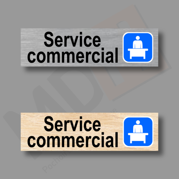Service Commercial Plaque Porte MDH