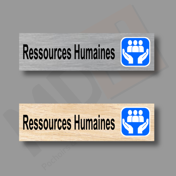 Ressources Humaines Plaque Porte MDH