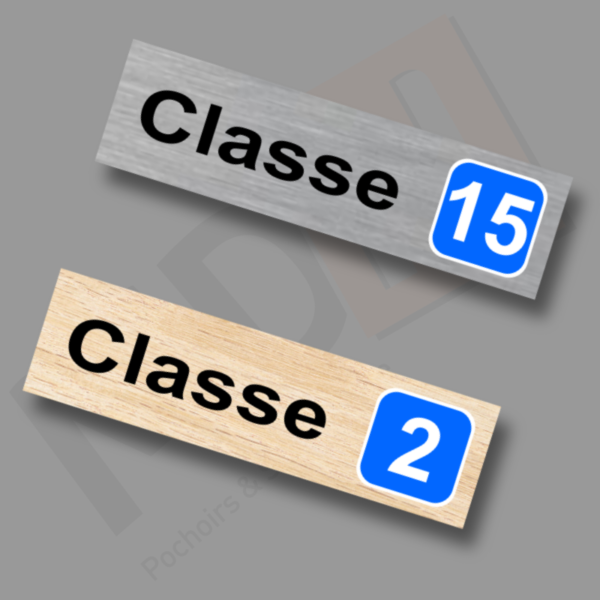 Classe chiffre au choix Exemple