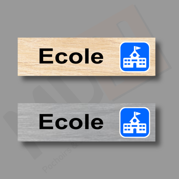 Ecole Plaque Porte MDH