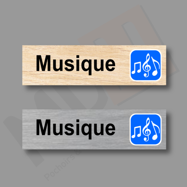 Musique Plaque Porte MDH