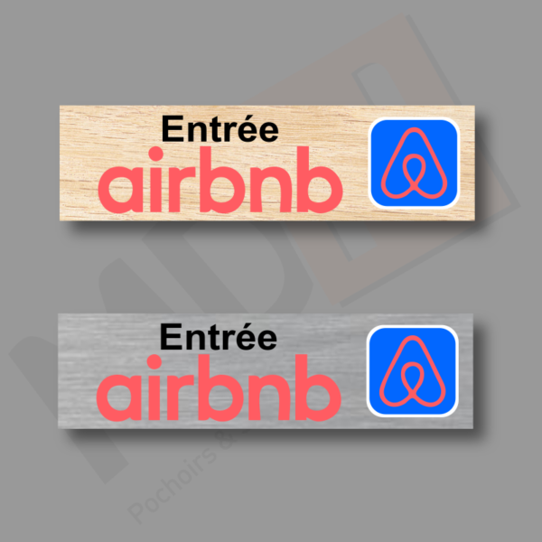 entrée AirBnB Plaque Porte MDH