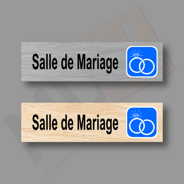 Mariage Plaque Porte MDH