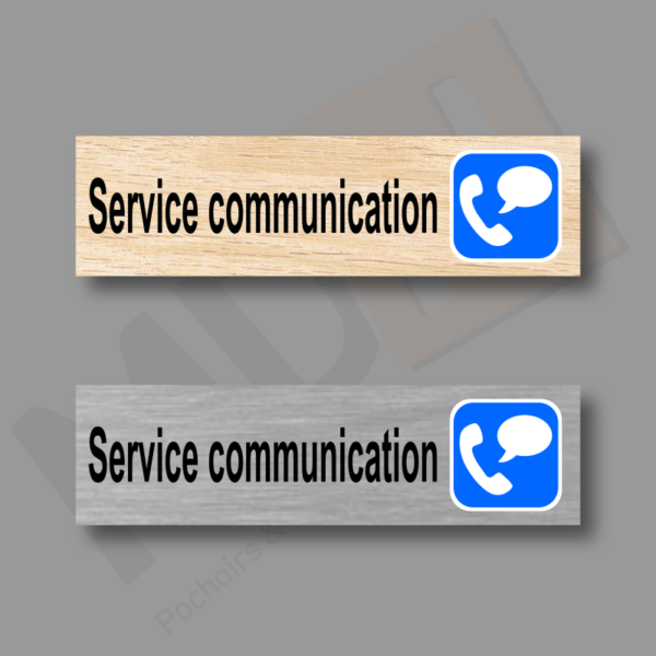 Service Communication Plaque Porte MDH