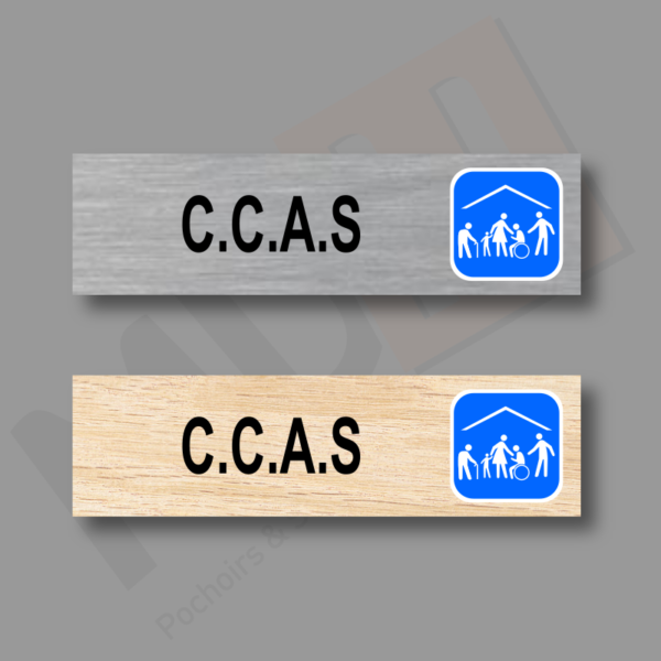 CCAS Plaque Porte MDH