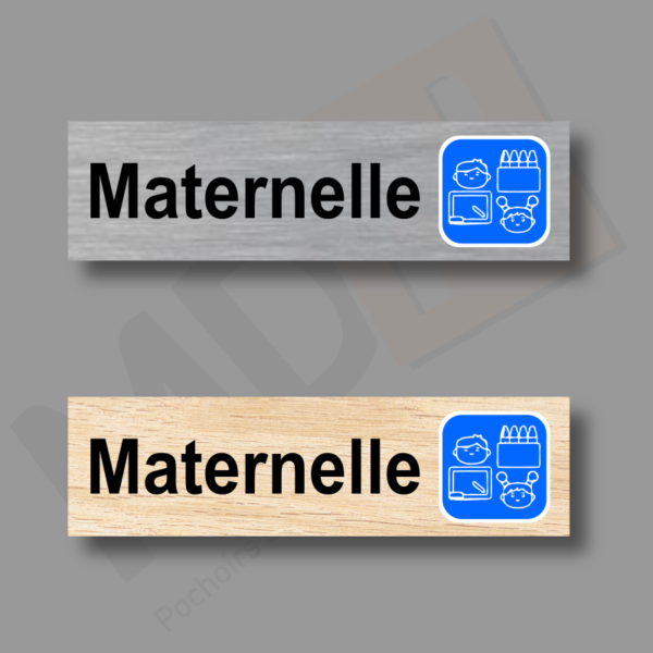 Maternelle Plaque Porte MDH