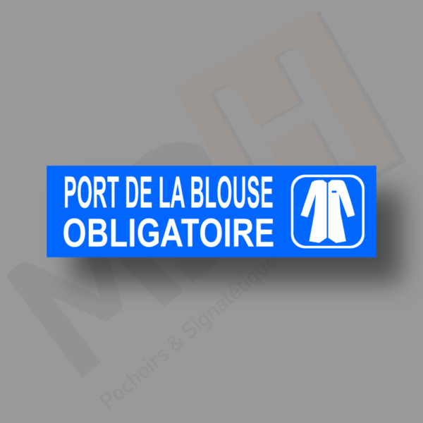 1109 Port Blouse Obligatoire Plaque Porte MDH