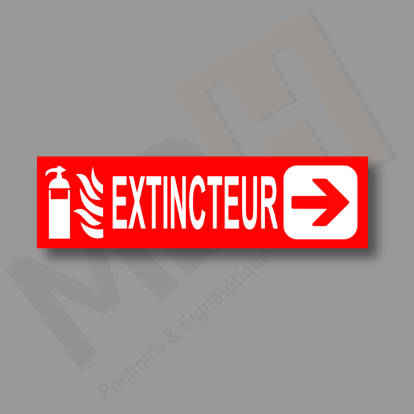 Extincteur Droite Plaque Porte MDH