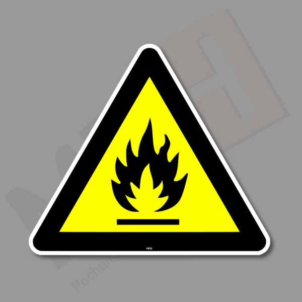 Attention Matières Inflammables Adh MDH