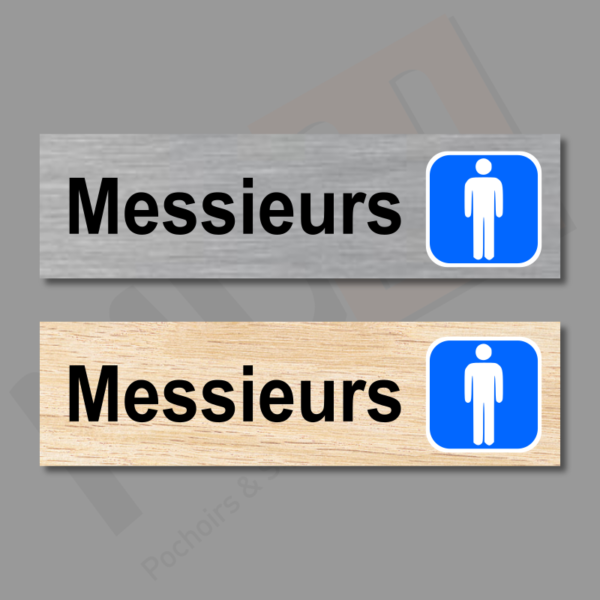 plaque porte messieurs